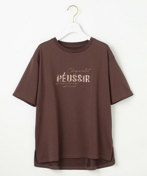 ANY SIS / エニィスィス カットソー | 【洗える】ロゴ刺繍 Tシャツ | 詳細10