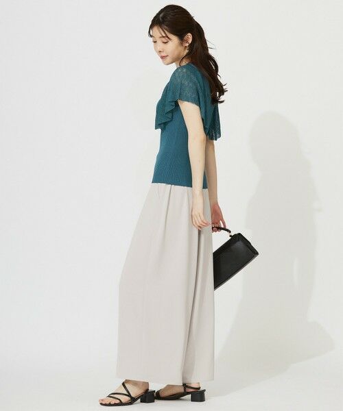 ANY SIS / エニィスィス ニット・セーター | 【洗える】レーシーフレアスリーブ ニット | 詳細9