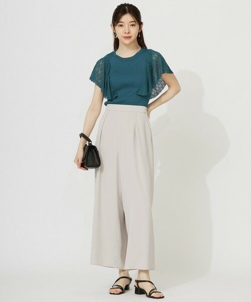 ANY SIS / エニィスィス ニット・セーター | 【洗える】レーシーフレアスリーブ ニット | 詳細7