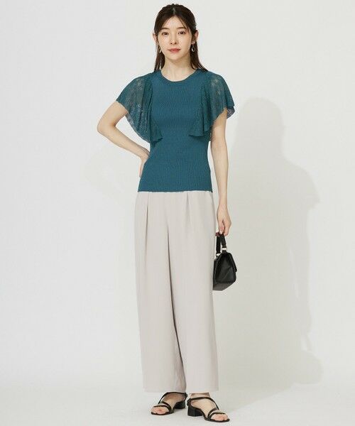 ANY SIS / エニィスィス ニット・セーター | 【洗える】レーシーフレアスリーブ ニット | 詳細8