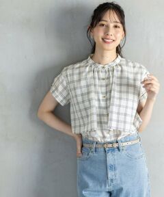 ANY SIS / エニィスィス シャツ・ブラウス | 【洗える】バンドカラーレイヤード ブラウス