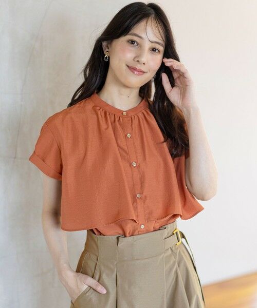 ANY SIS / エニィスィス シャツ・ブラウス | 【洗える】バンドカラーレイヤード ブラウス | 詳細2