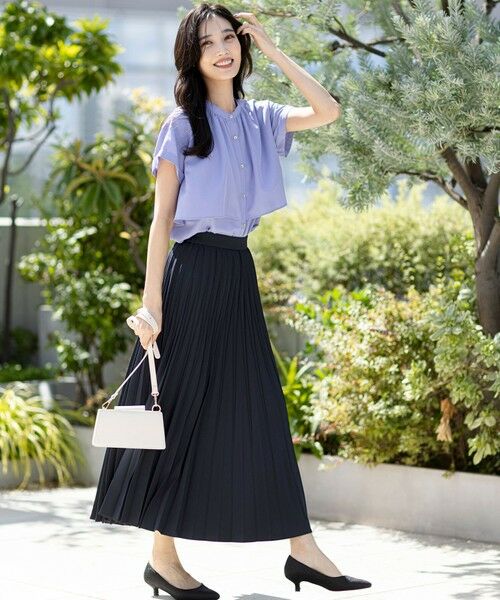 ANY SIS / エニィスィス シャツ・ブラウス | 【洗える】バンドカラーレイヤード ブラウス | 詳細12