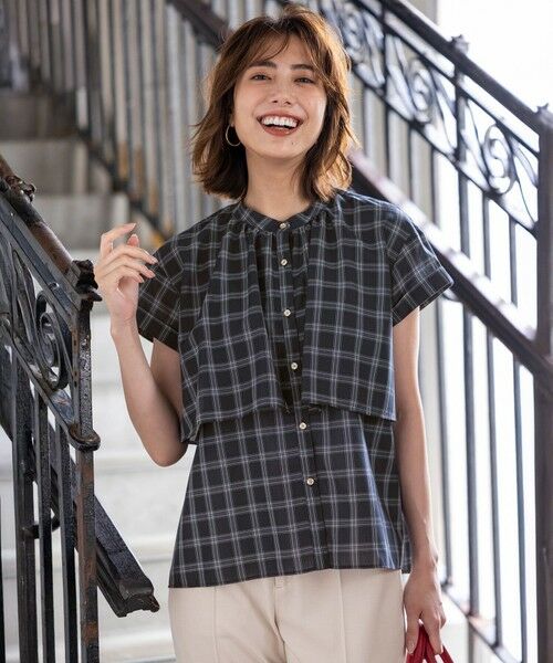 ANY SIS / エニィスィス シャツ・ブラウス | 【洗える】バンドカラーレイヤード ブラウス | 詳細20