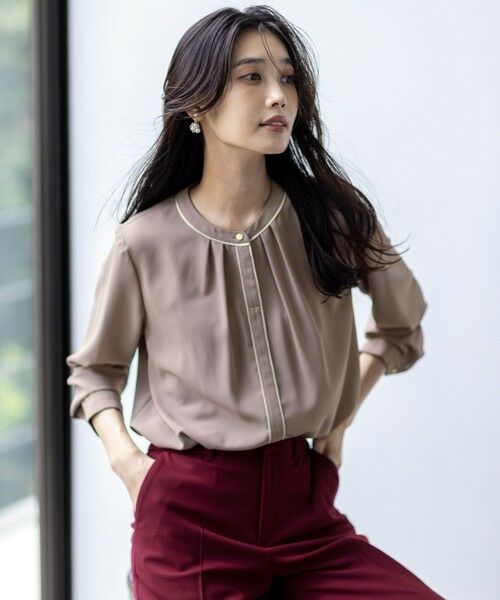 ANY SIS / エニィスィス シャツ・ブラウス | フロントタックバイカラー ブラウス | 詳細7