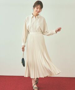 【UVカット・アンチピリング・洗える】ウーステッドエステル シャツ