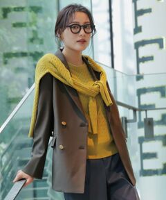 ANY SIS / エニィスィス テーラードジャケット | 【UVカット・アンチピリング・洗える】ウーステッドエステル テーラードジャケット