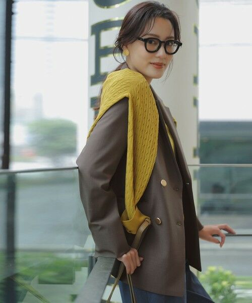 ANY SIS / エニィスィス テーラードジャケット | 【UVカット・アンチピリング・洗える】ウーステッドエステル テーラードジャケット | 詳細2