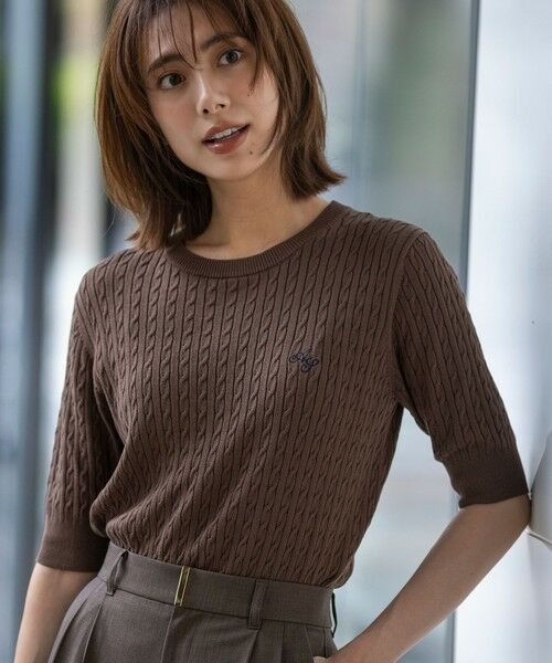 ANY SIS / エニィスィス ニット・セーター | ケーブルニット プルオーバー | 詳細7