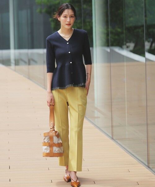 ANY SIS / エニィスィス ニット・セーター | シアーフリルペプラム ニット | 詳細12