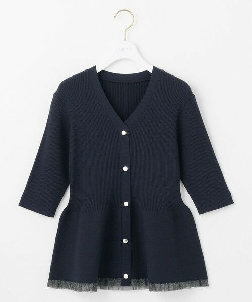 ANY SIS / エニィスィス ニット・セーター | シアーフリルペプラム ニット | 詳細13