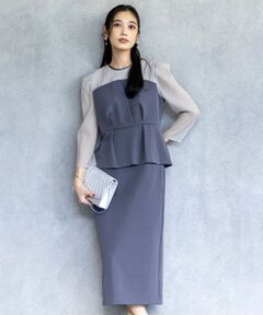 ANY SIS / エニィスィス ドレス | 【LilyCalin】ペプラムビスチェ ドレス