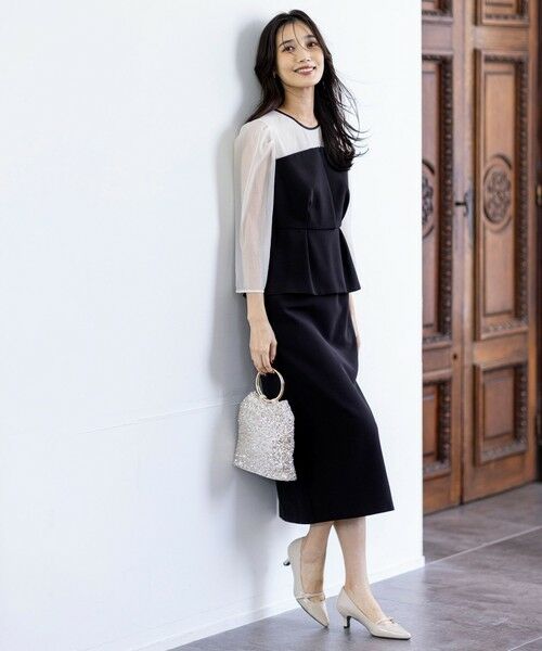 ANY SIS / エニィスィス ドレス | 【LilyCalin】ペプラムビスチェ ドレス | 詳細1