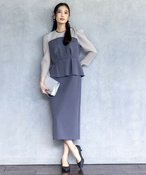 ANY SIS / エニィスィス ドレス | 【LilyCalin】ペプラムビスチェ ドレス | 詳細10