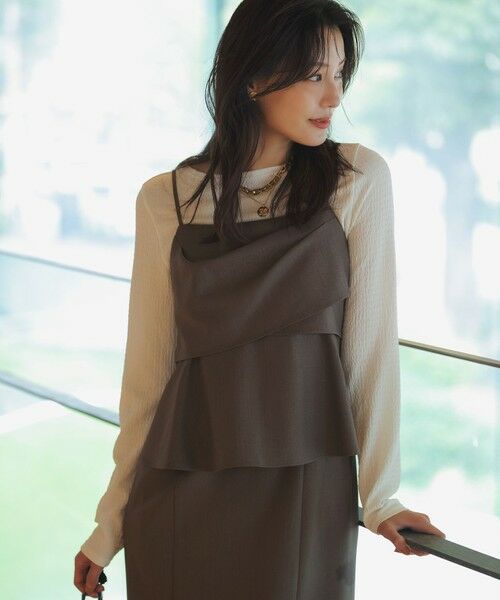 ANY SIS / エニィスィス セットアップ | ビスチェワンピース × カットソー セット | 詳細2