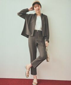 ANY SIS / エニィスィス その他パンツ | 【UVカット・アンチピリング・洗える】ウーステッドエステル テーパード パンツ