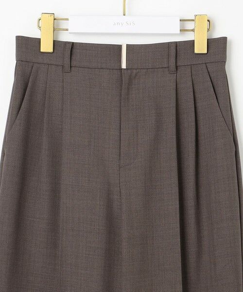 ANY SIS / エニィスィス その他パンツ | ウーステッドエステル ワイドパンツ | 詳細9