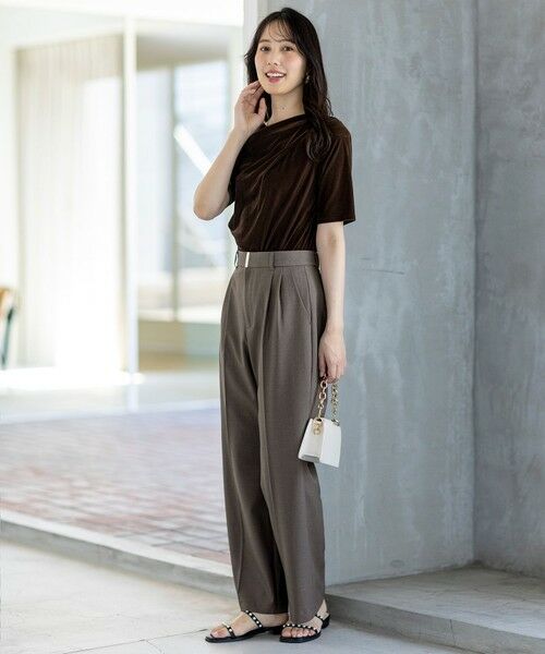 ANY SIS / エニィスィス その他パンツ | ウーステッドエステル ワイドパンツ | 詳細5