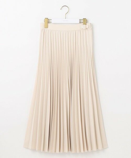 ANY SIS / エニィスィス ロング・マキシ丈スカート | ウーステッドエステル  プリーツスカート | 詳細9