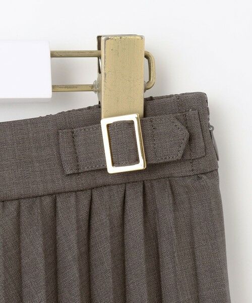 ANY SIS / エニィスィス ロング・マキシ丈スカート | 【UVカット・アンチピリング・洗える】ウーステッドエステル  プリーツスカート | 詳細15