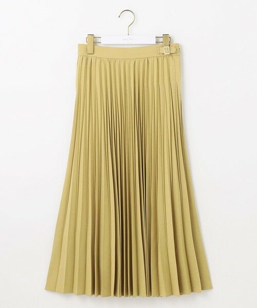 ANY SIS / エニィスィス ロング・マキシ丈スカート | ウーステッドエステル  プリーツスカート | 詳細26