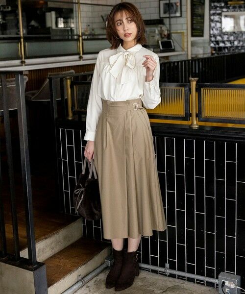 ANY SIS / エニィスィス シャツ・ブラウス | ボウタイ付きビジュー シャツ | 詳細2