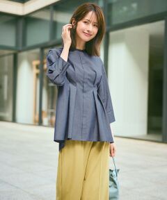 ANY SIS / エニィスィス シャツ・ブラウス | 【洗える】ウエストタックチュニック ブラウス