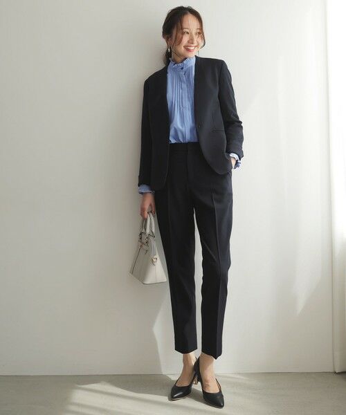 ANY SIS / エニィスィス ノーカラージャケット | ビューティサーモ2WAYストレッチ ノーカラージャケット | 詳細21