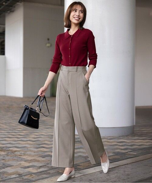 ANY SIS / エニィスィス その他パンツ | ビューティサーモ2WAYストレッチ ワイドパンツ | 詳細12