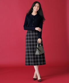 ANY SIS / エニィスィス ミニ・ひざ丈スカート | ビューティサーモ2WAYストレッチチェック スカート