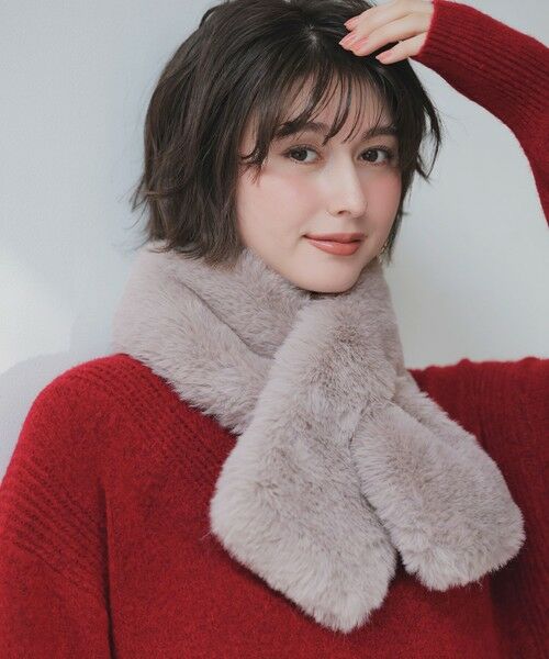 ANY SIS / エニィスィス マフラー・ショール・スヌード・ストール | フェイクファー ティペット | 詳細8