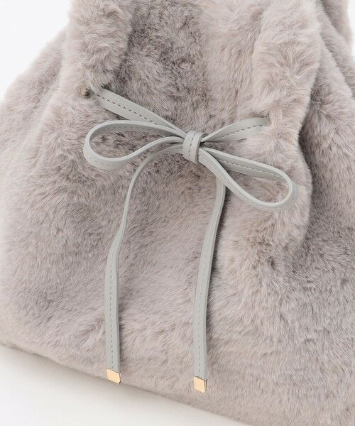 ANY SIS / エニィスィス ショルダーバッグ | 【2WAY】フェイクファーリボン バッグ | 詳細8