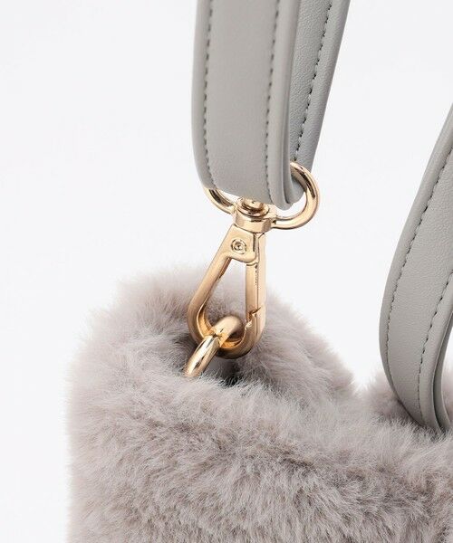 ANY SIS / エニィスィス ショルダーバッグ | 【2WAY】フェイクファーリボン バッグ | 詳細12