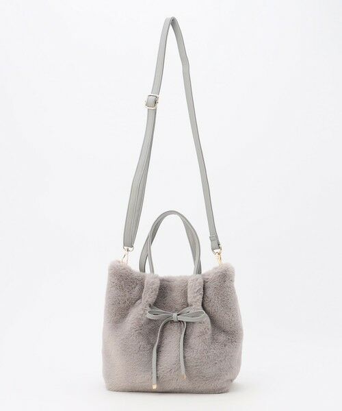 ANY SIS / エニィスィス ショルダーバッグ | 【2WAY】フェイクファーリボン バッグ | 詳細16