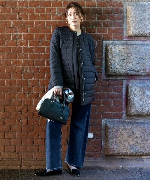 ANY SIS / エニィスィス ダウンジャケット・ベスト | 【2WAY】ノーカラーミドル ダウン | 詳細3