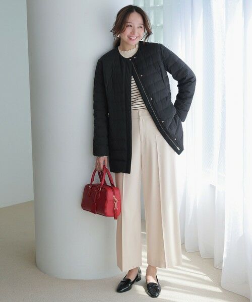 ANY SIS / エニィスィス ダウンジャケット・ベスト | 【2WAY】ノーカラーミドル ダウン | 詳細19