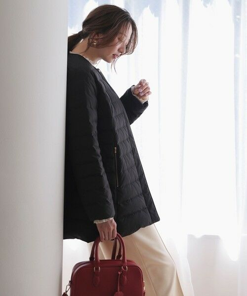 ANY SIS / エニィスィス ダウンジャケット・ベスト | 【2WAY】ノーカラーミドル ダウン | 詳細20