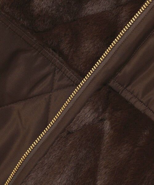 ANY SIS / エニィスィス テーラードジャケット | フェイクファーコンビキルティング アウター | 詳細16