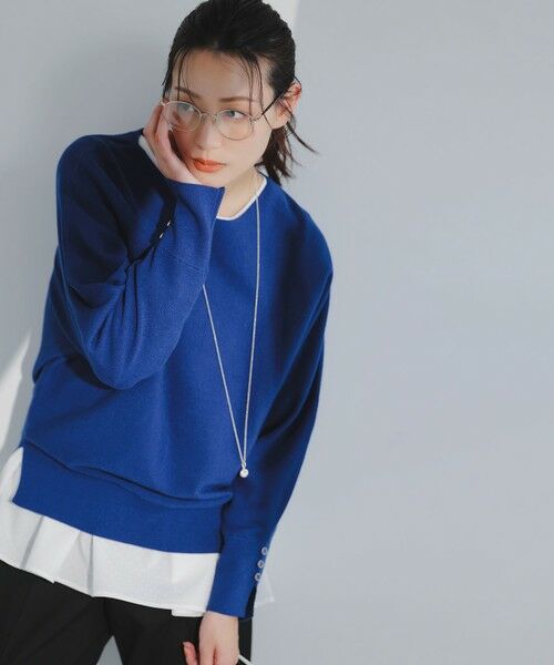 ANY SIS / エニィスィス カットソー | スムースコンビペプラム カットソー | 詳細3