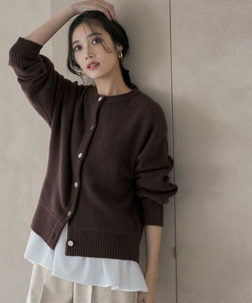 ANY SIS / エニィスィス カットソー | スムースコンビペプラム カットソー | 詳細7