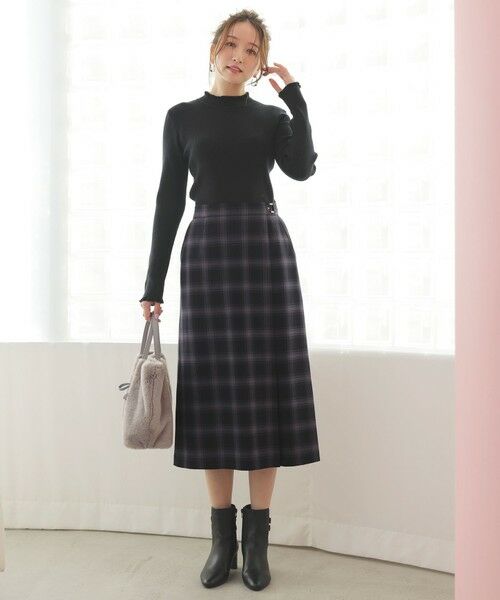 ANY SIS / エニィスィス ニット・セーター | CICA加工 フリルネック プルオーバー | 詳細6