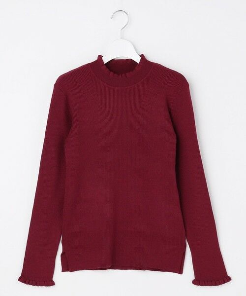 ANY SIS / エニィスィス ニット・セーター | CICA加工 フリルネック プルオーバー | 詳細13