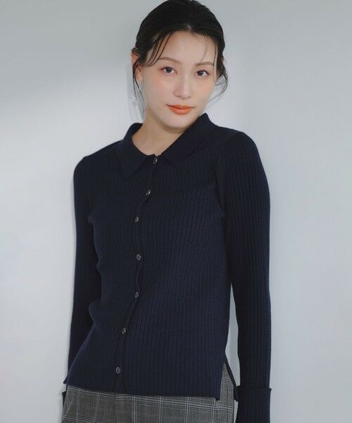 ANY SIS / エニィスィス ニット・セーター | CICA加工 襟デザイン ニット | 詳細7