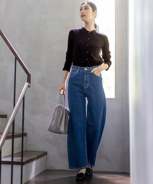 ANY SIS / エニィスィス ニット・セーター | CICA加工 襟デザイン ニット | 詳細24