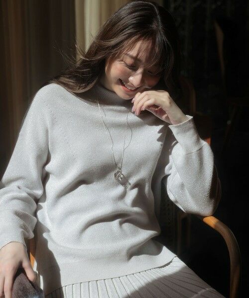 ANY SIS / エニィスィス ニット・セーター | CICA加工 ビューティ畔ボトルネック ニット | 詳細4