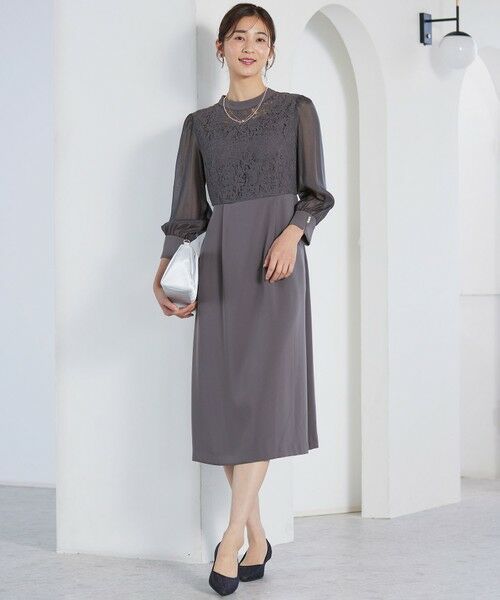 ANY SIS / エニィスィス ドレス | 【洗える】Nobleコンビ ドレス | 詳細1