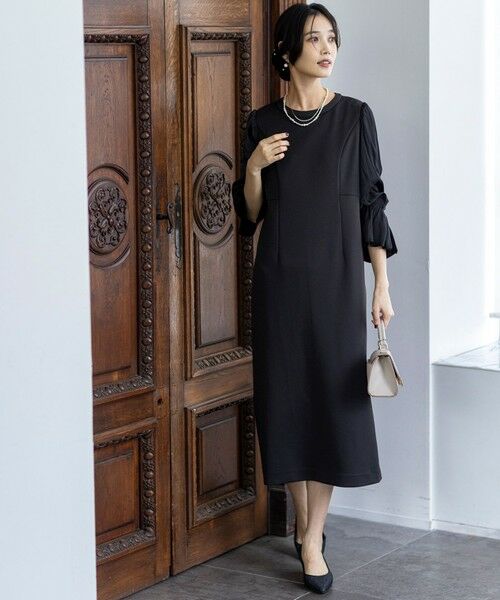 ANY SIS / エニィスィス ドレス | 【洗える】ベルスリーブナロー ドレス | 詳細1