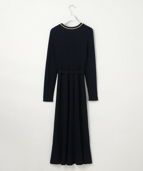 ANY SIS / エニィスィス ミニ丈・ひざ丈ワンピース | バイカラーデザインニット ワンピース | 詳細7