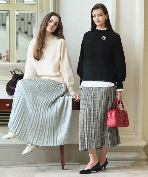 ANY SIS / エニィスィス セットアップ | 【2SET】ボリューム ニット×プリーツ スカート セット | 詳細29