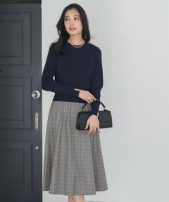 ANY SIS / エニィスィス ロング・マキシ丈ワンピース | ドッキングニット ワンピース